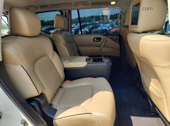 JN8AY2NF8K9350369 2019 NISSAN ARMADA White Rear interior view