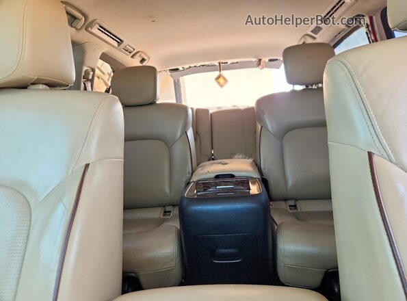 JN8AY2NF8K9350369 2019 NISSAN ARMADA White Rear seats view