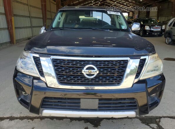 JN8AY2NF9H9302470 2017 NISSAN ARMADA Black Вид спереду