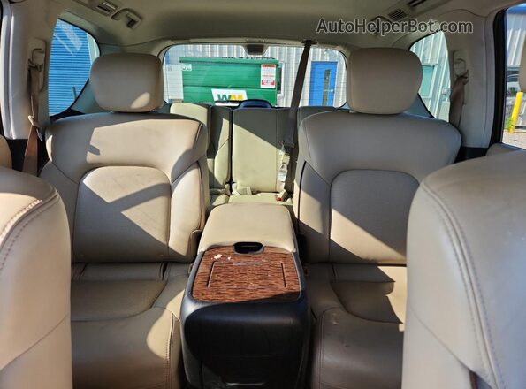 JN8AY2NF9J9331148 2018 NISSAN ARMADA Brown Հետևի նստատեղերի տեսք