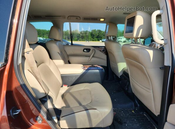 JN8AY2NF9J9331148 2018 NISSAN ARMADA Brown Սալոնի հետևի տեսք