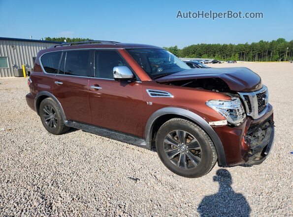 JN8AY2NF9J9331148 2018 NISSAN ARMADA Brown Առջևի աջ