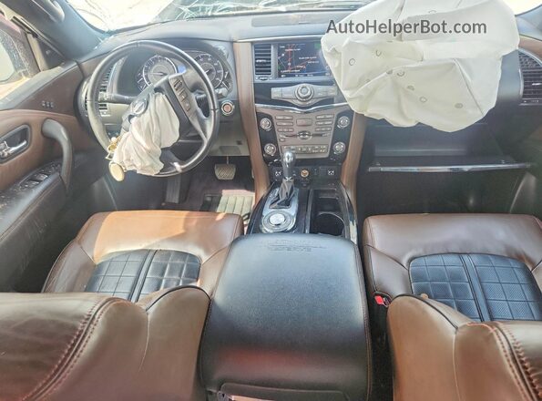 JN8AY2NF9K9351661 2019 NISSAN ARMADA White Dashboard view