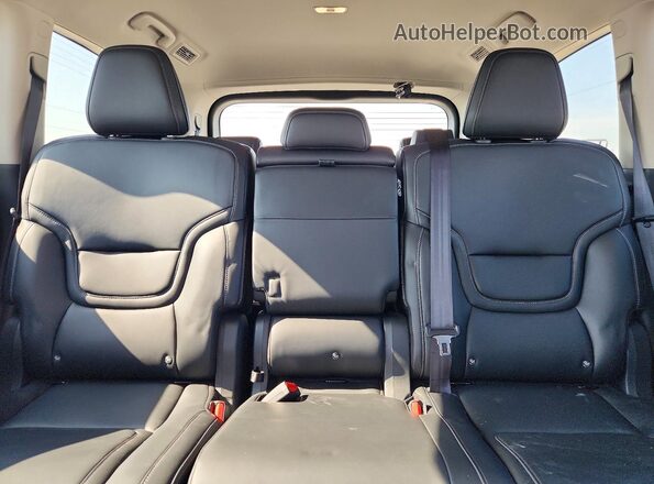 JN8AY3AD1T9320545 2026 NISSAN ARMADA Black Widok tylnych siedzeń
