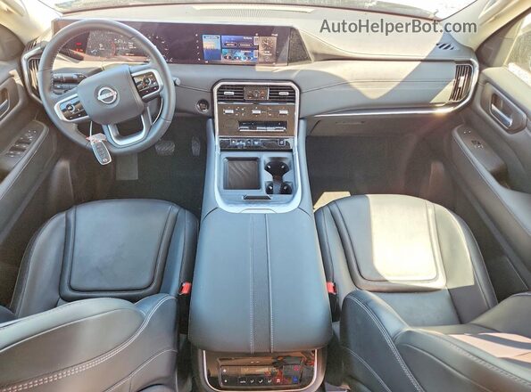JN8AY3AEXS9400630 2025 NISSAN ARMADA White Dashboard view
