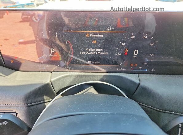 JN8AY3AEXS9400630 2025 NISSAN ARMADA White Instrument cluster view
