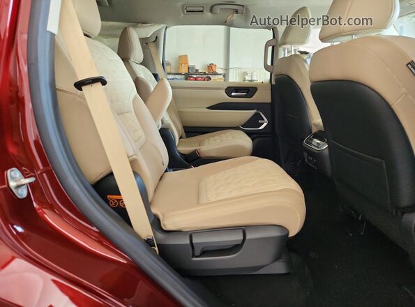 JN8AY3CF0S9500337 2025 NISSAN ARMADA Burgundy Vista interior trasera
