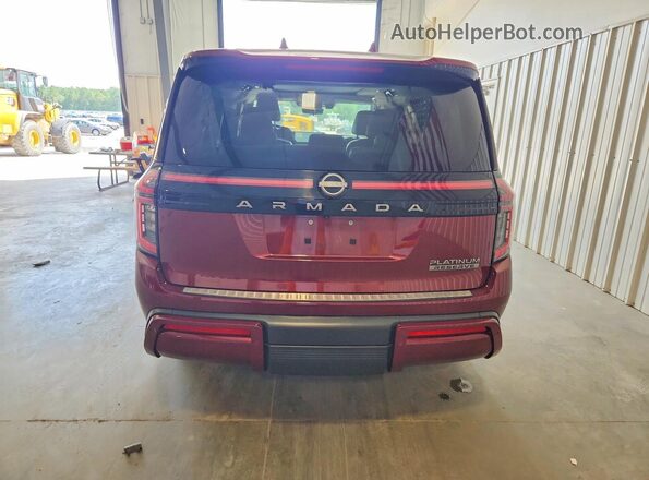 JN8AY3CF0S9500337 2025 NISSAN ARMADA Burgundy Vista trasera
