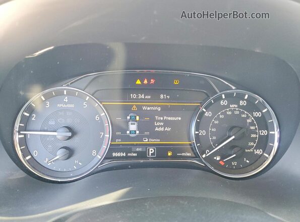 JN8AZ2AE5M9270198 2021 INFINITI QX80 Угольный Вид щитка приборов