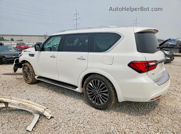 JN8AZ2AE9P9307483 2023 INFINITI QX80 White Trasero izquierdo