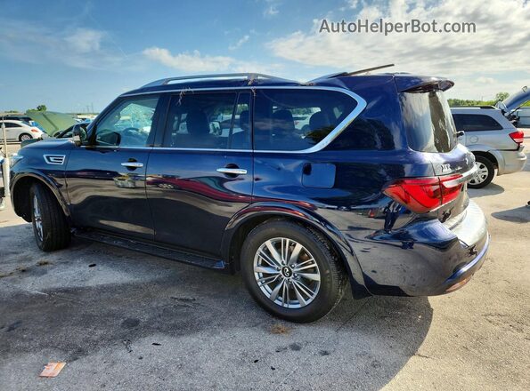 JN8AZ2AF0N9740924 2022 INFINITI QX80 Blue Rear left