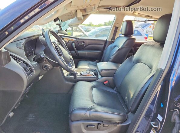 JN8AZ2AF0N9740924 2022 INFINITI QX80 Blue Front interior view