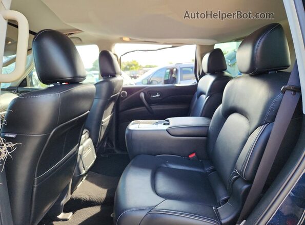 JN8AZ2AF0N9740924 2022 INFINITI QX80 Blue Rear seats view