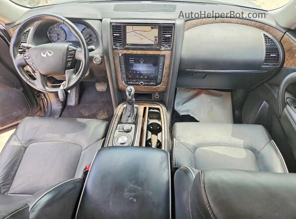 JN8AZ2AF3M9720407 2021 INFINITI QX80 Gray Առջևի վահանակի տեսք