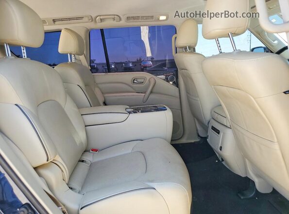 JN8AZ2AF7M9717607 2021 INFINITI QX80 Black Widok wnętrza z tyłu