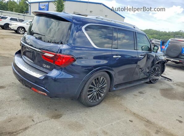 JN8AZ2AF7N9740502 2022 INFINITI QX80 Синий Задняя правая четверть