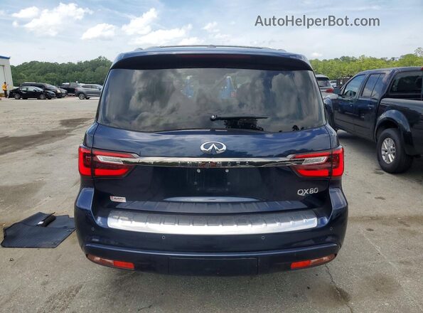 JN8AZ2AF7N9740502 2022 INFINITI QX80 Синий Вид сзади