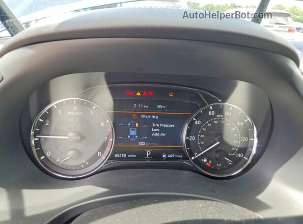 JN8AZ2AF7N9740502 2022 INFINITI QX80 Синий Вид щитка приборов