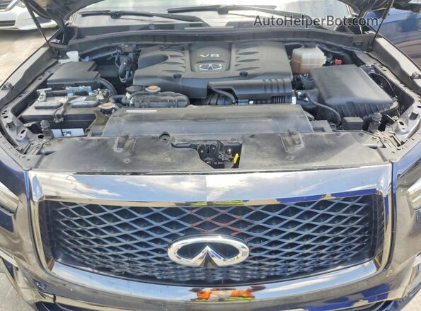 JN8AZ2AF7N9740502 2022 INFINITI QX80 Синий Вид подкапотного пространства