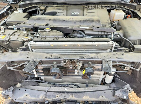 JN8AZ2AFXP9757118 2023 INFINITI QX80 Black ძრავის განყოფილების ხედი