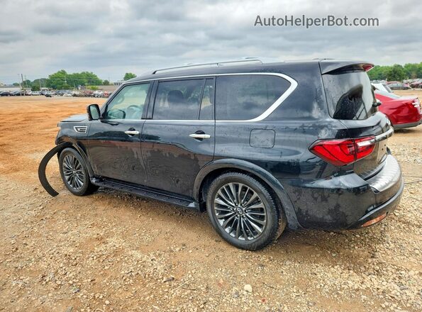JN8AZ2AFXP9757118 2023 INFINITI QX80 Black უკანა მარცხენა
