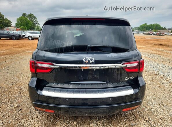 JN8AZ2AFXP9757118 2023 INFINITI QX80 Black უკანა ხედი