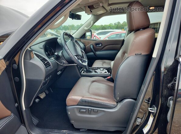 JN8AZ2AFXP9757118 2023 INFINITI QX80 Black წინა სალონის ხედი