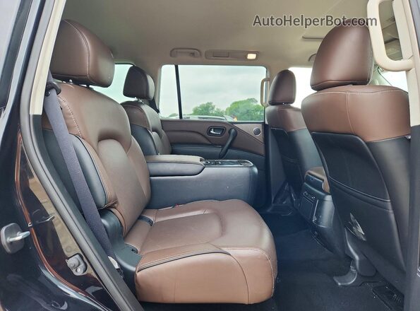 JN8AZ2AFXP9757118 2023 INFINITI QX80 Black უკანა სალონის ხედი