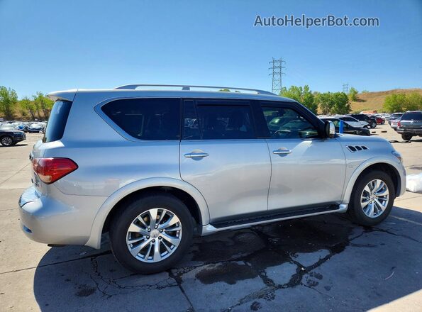 JN8AZ2NE5H9151440 2017 INFINITI QX80 Silver Հետևի աջ