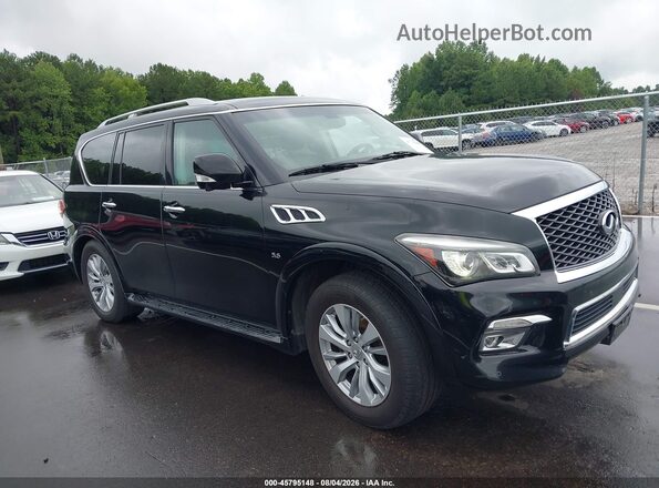 JN8AZ2NE5H9155455 2017 INFINITI QX80 Black Vista interior trasera