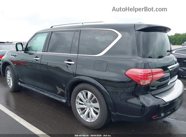 JN8AZ2NE5H9155455 2017 INFINITI QX80 Black Vista interior de 360 grados