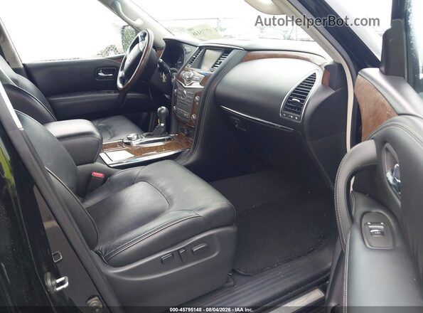 JN8AZ2NE5H9155455 2017 INFINITI QX80 Black Vista interior delantera