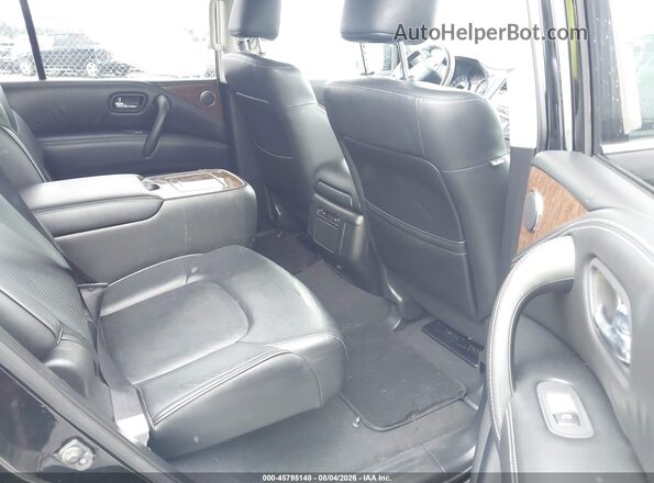 JN8AZ2NE5H9155455 2017 INFINITI QX80 Black Vista de la etiqueta del VIN