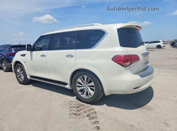 JN8AZ2NE5H9160896 2017 INFINITI QX80 White Tył lewy