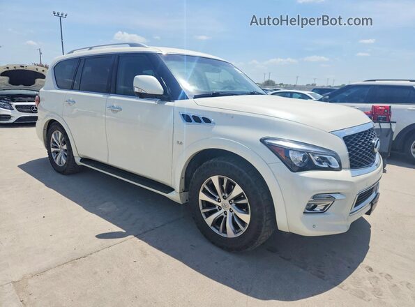 JN8AZ2NE5H9160896 2017 INFINITI QX80 White Przód prawy