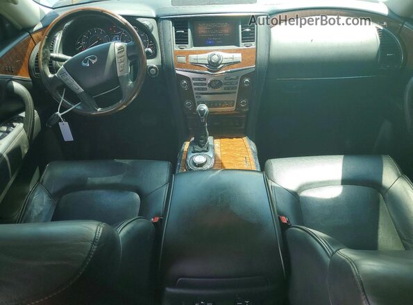 JN8AZ2NE5J9192477 2018 INFINITI QX80 Серебряный Вид панели приборов