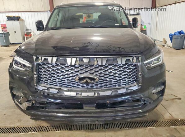 JN8AZ2NE5K9236849 2019 INFINITI QX80 Black Вид спереду