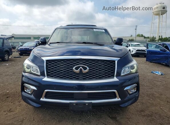 JN8AZ2NE7H9153450 2017 INFINITI QX80 Синий Вид спереди