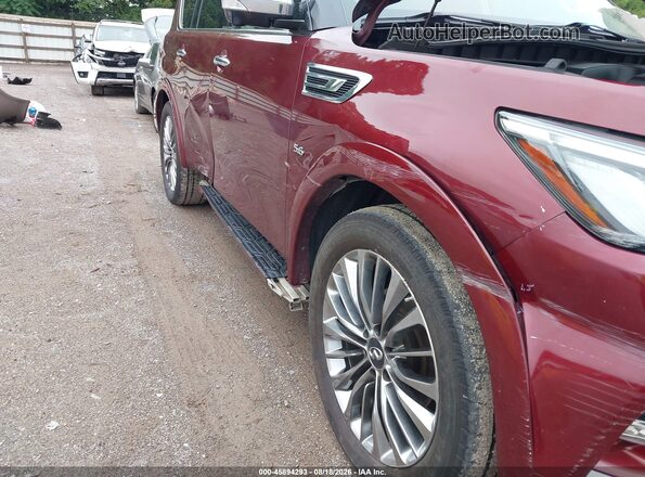 JN8AZ2NE9L9256362 2020 INFINITI QX80 Темно-бордовый Вид спереди