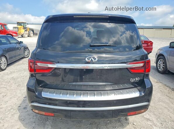 JN8AZ2NEXK9234711 2019 INFINITI QX80 Black უკანა ხედი