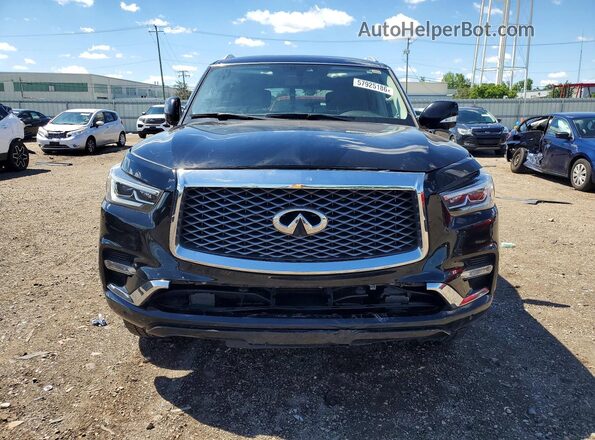 JN8AZ2NEXL9252000 2020 INFINITI QX80 Black Widok z przodu