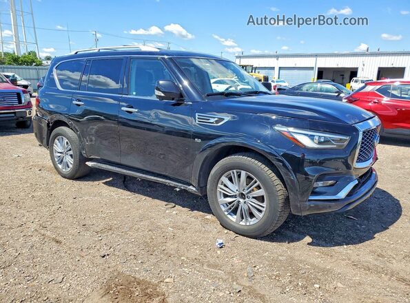 JN8AZ2NEXL9252000 2020 INFINITI QX80 Black Przód prawy