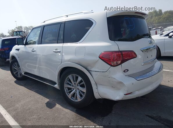 JN8AZ2NF1H9642838 2017 INFINITI QX80 White Tył lewy