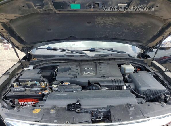 JN8AZ2NF2H9645084 2017 INFINITI QX80 Black Engine compartment view