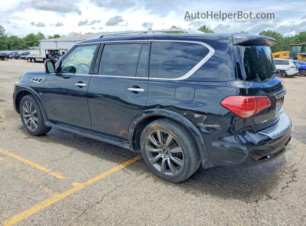 JN8AZ2NF2H9645084 2017 INFINITI QX80 Black Rear left