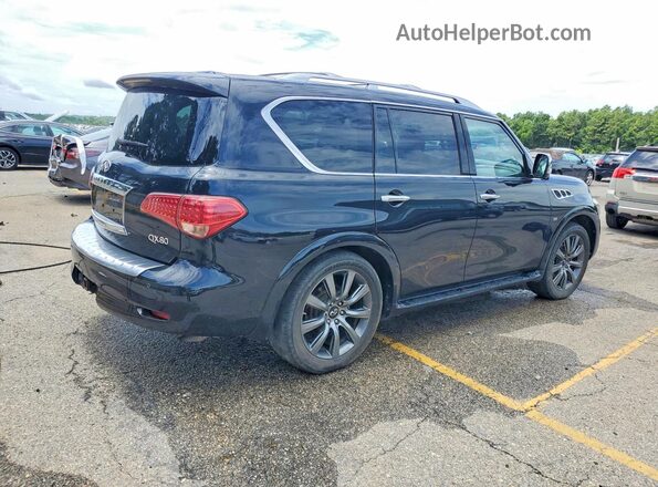JN8AZ2NF2H9645084 2017 INFINITI QX80 Black Rear right