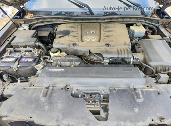 JN8AZ2NF2J9664479 2018 INFINITI QX80 Blue Вид підкапотного простору