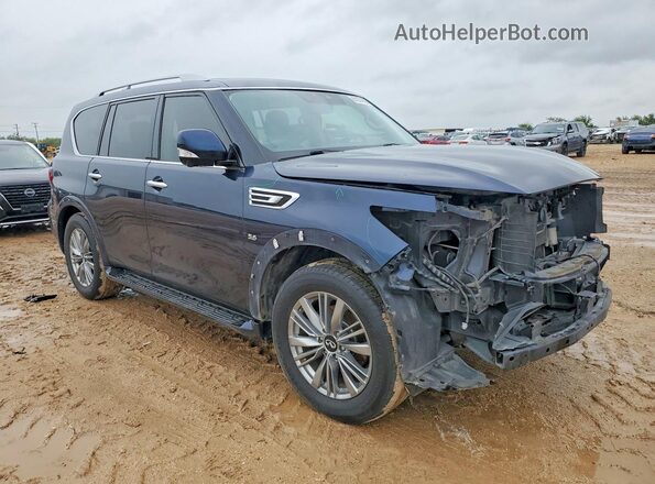 JN8AZ2NF2L9705387 2020 INFINITI QX80 Blue Առջևի աջ