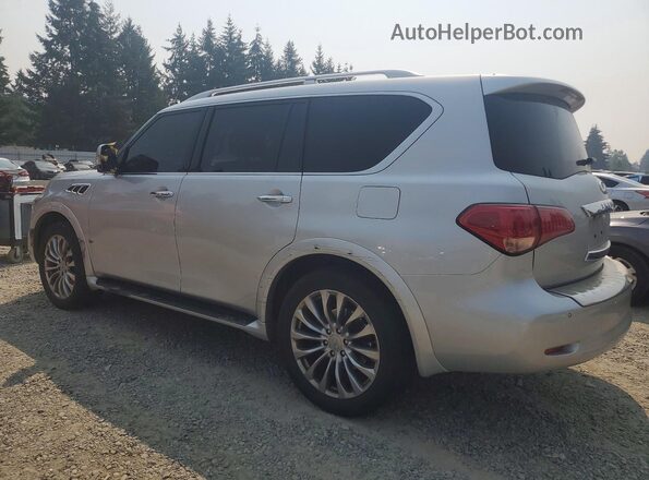 JN8AZ2NF3H9640010 2017 INFINITI QX80 Серебряный Задняя левая четверть