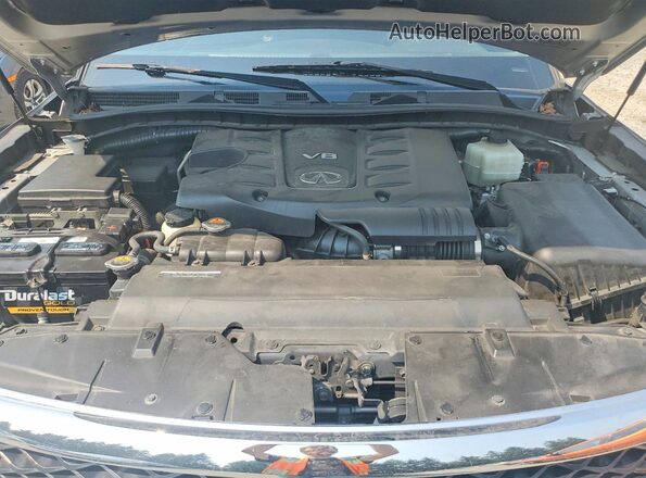 JN8AZ2NF3H9640010 2017 INFINITI QX80 Серебряный Вид подкапотного пространства